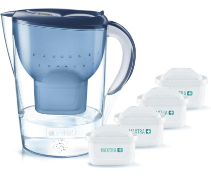 Brita Dzbanek filtrujący MARELLA 2,4L niebieska + 4 wkłady Pure